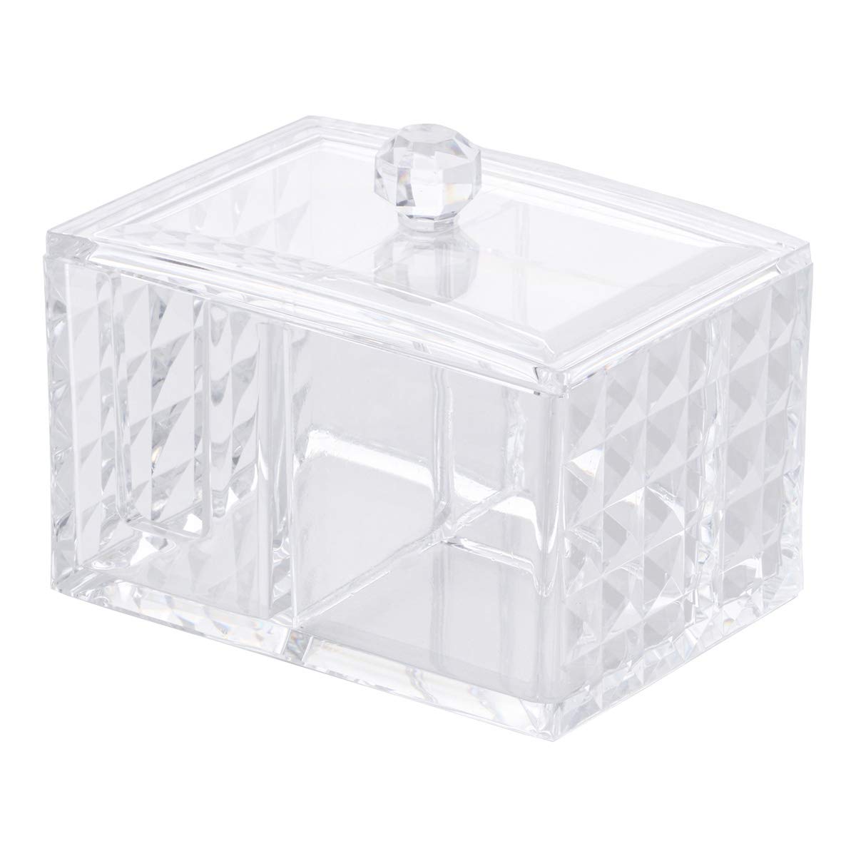 ｔｉｓｓｕｅｓ ボックス と コットン ボックス アクリル素材 Amazon.co.jp: アクリルコットンケース（ ダイヤカット